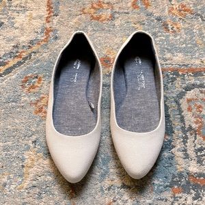 Dr. Scholls White Flats With Memory Foam